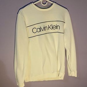 White Calvin Klein sweater